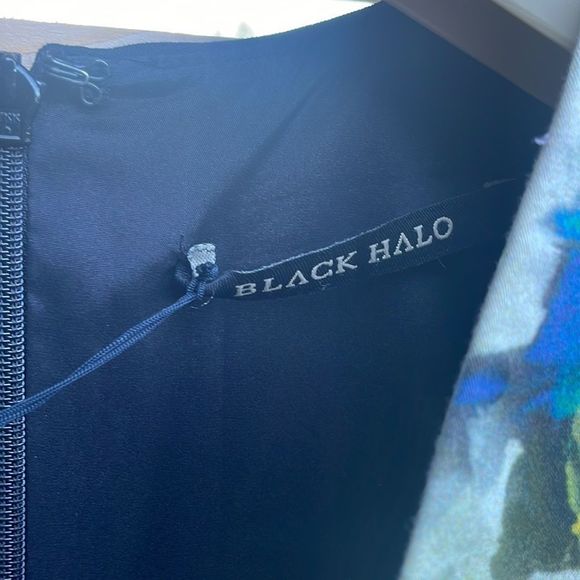 🌟 Black Halo Sz 12 Cocktail Dress 🌟 - Picture 6 of 12